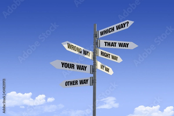 Obraz Street Signs_MultipleWays