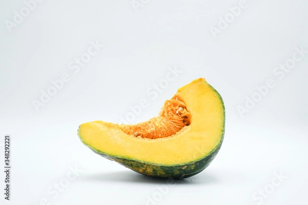 Obraz Pumpkin shot on a white isolated background.