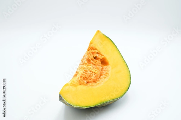 Obraz Pumpkin shot on a white isolated background.