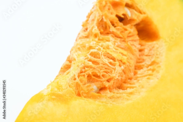 Obraz Pumpkin shot on a white isolated background.