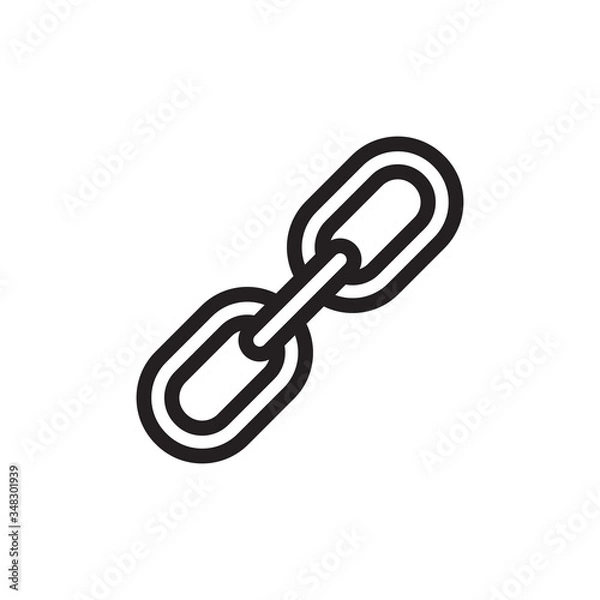 Fototapeta chain icon vector symbol template design trendy