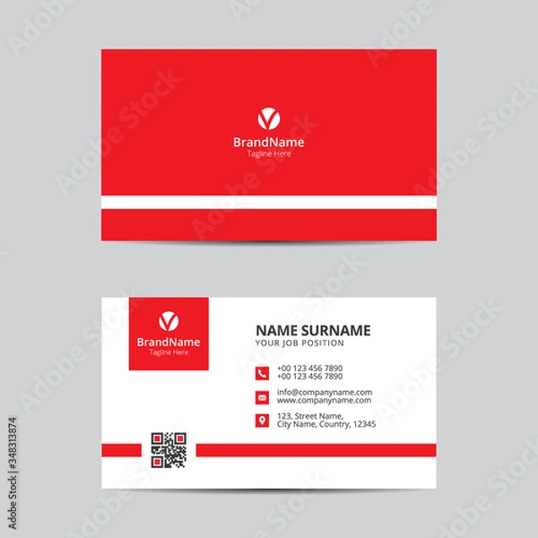 Fototapeta Business Card Template Vector Design