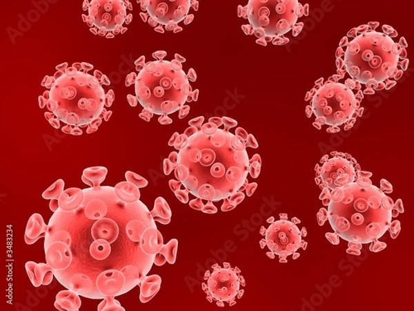 Obraz hiv virus