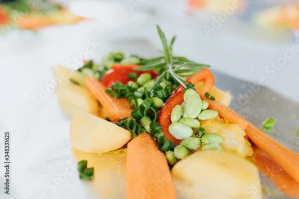 Obraz grilled vegetables in the preparation