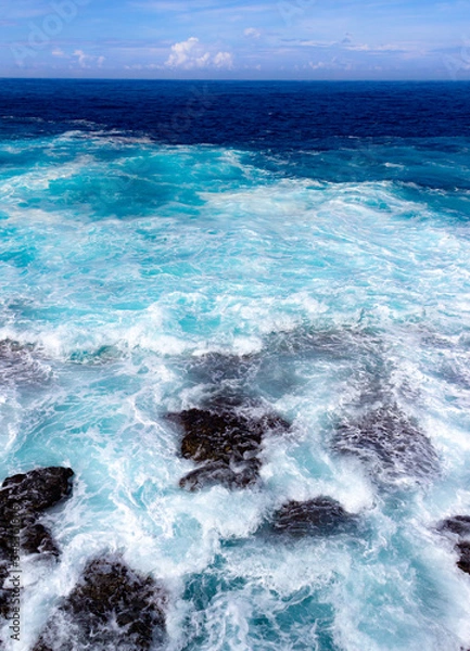 Obraz waves and rocks