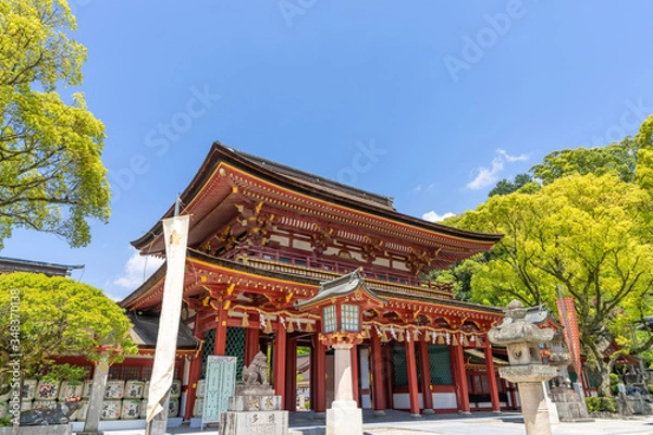 Obraz 太宰府天満宮（楼門）_福岡県太宰府市