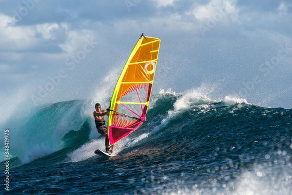 Obraz Windsurfing in Mauritius
