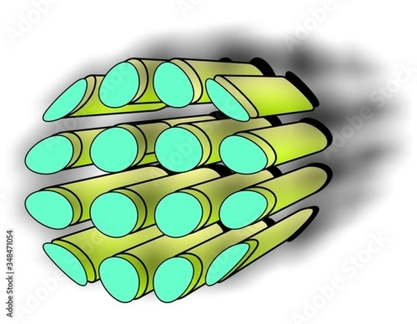 Obraz Drawn illustration in the program
