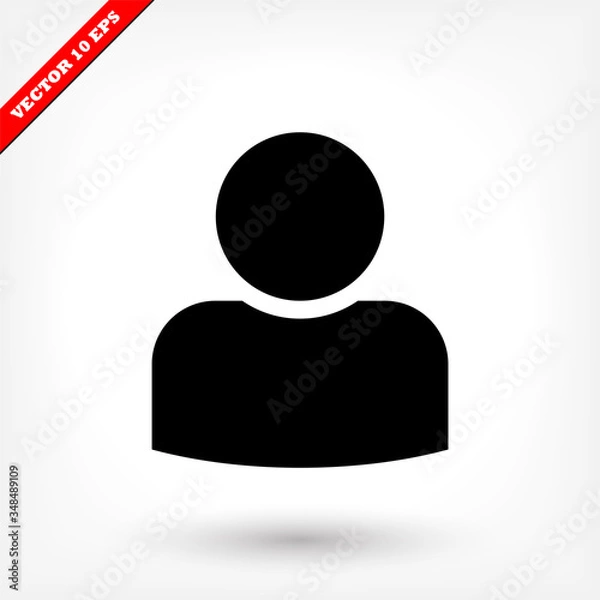Obraz Human vector icon , lorem ipsum Flat design