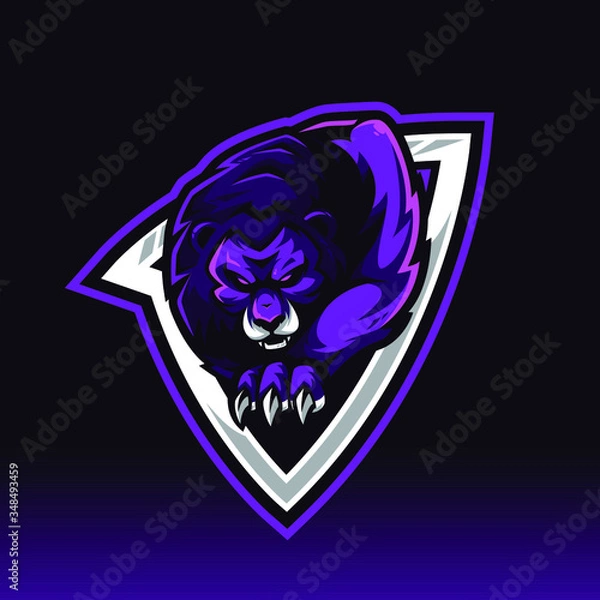 Obraz Profesjonalny szablon logo lwa