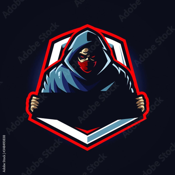 Obraz Professional gaming logo template