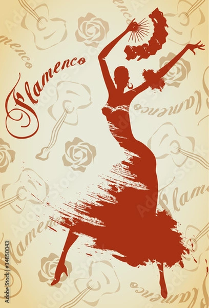 Fototapeta Flamenco dancer