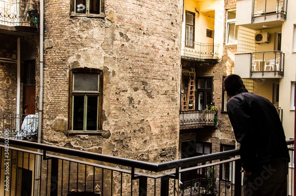 Obraz There are also hidden places with old architecture in Budapest
