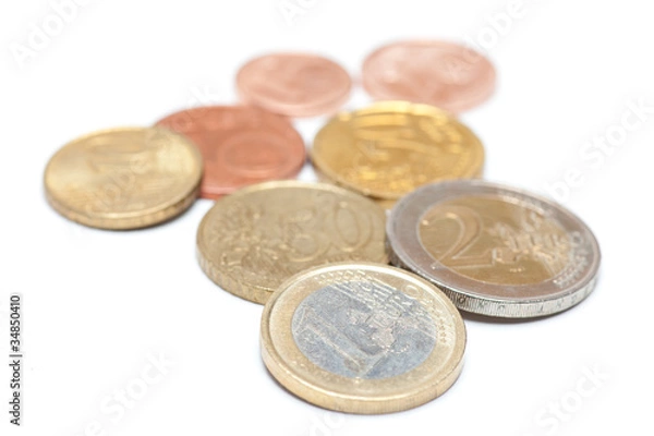 Obraz Euro Münzen