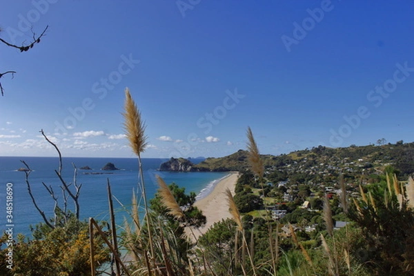 Obraz Ausblick auf Hahei Coromandel NZ
