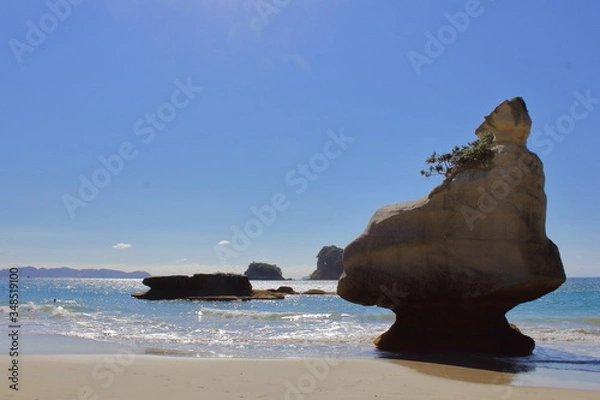 Obraz Cathedral Cove NZ