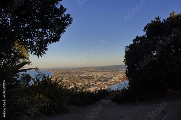 Obraz Blick vom Mount Maunganui auf Tauranga