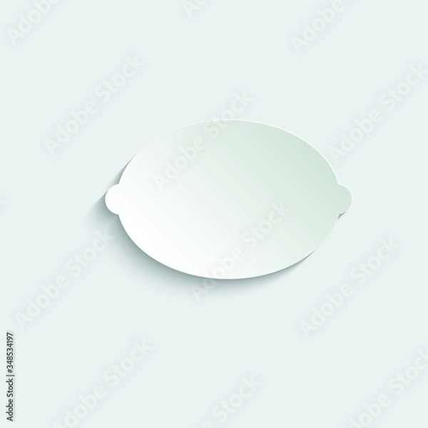 Fototapeta  lemon icon. black fresh citrus fruits. half of lemon