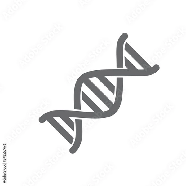 Obraz DNA icon vector. Modern flat life evolution sign 