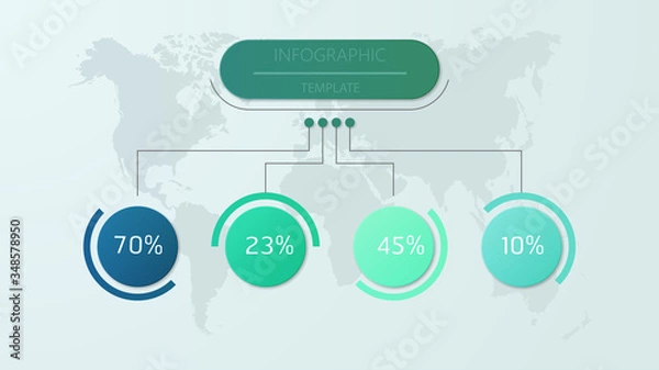Fototapeta infographics elements. EPS10. business, design, abstract,