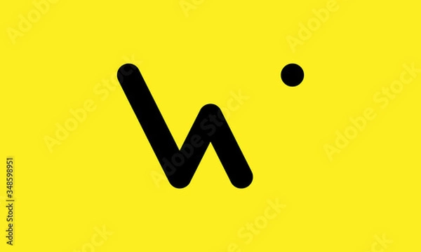 Fototapeta Letter W Logo