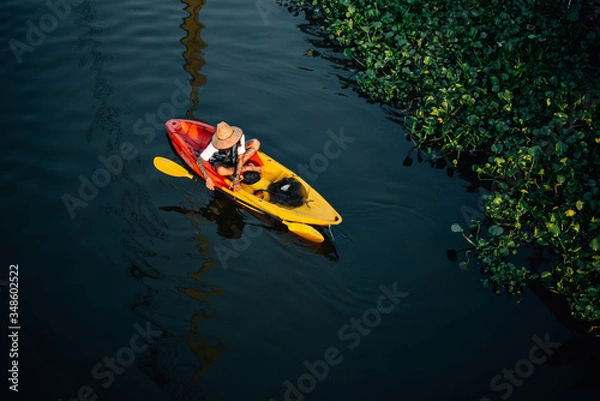 Obraz kayaking on the river