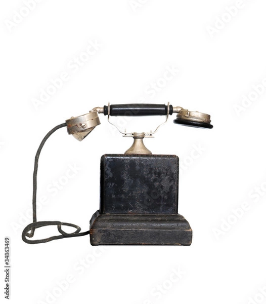Obraz Vintage phone, isolated