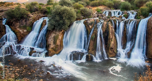 Obraz Wonderful view of Muradiye waterfall in Van City