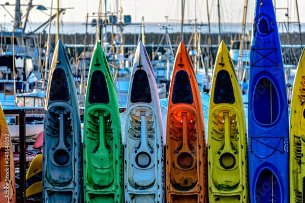 Obraz Kayak rainbow