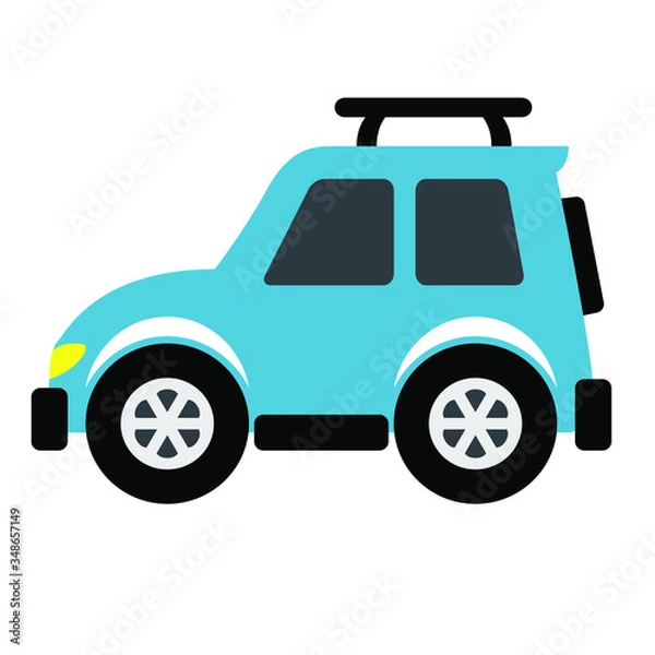 Fototapeta Сar icon on white background. Vector, design, illustration, eps 10