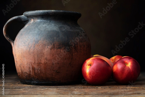 Obraz Fresh Nectarines Still Life