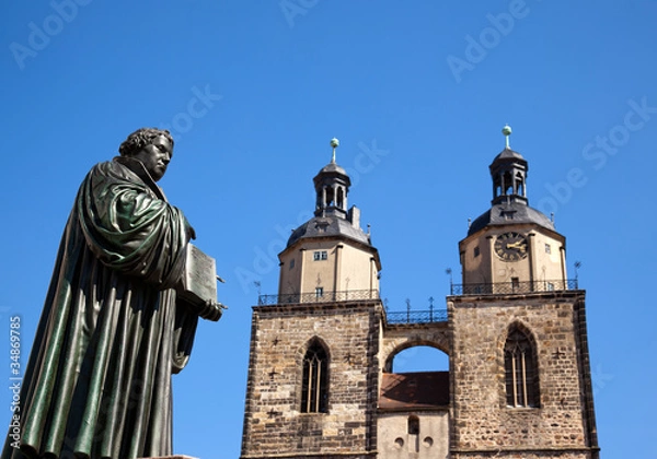 Obraz Lutra i Stadtkirche