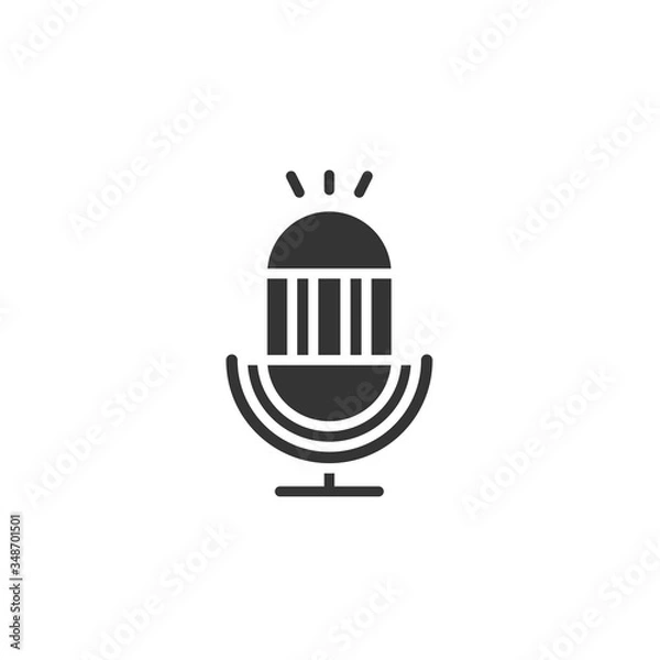Fototapeta microphone icon vector illustration design