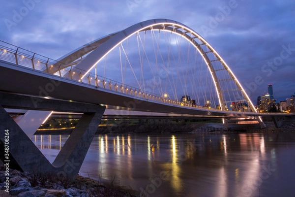Obraz Edmonton Bridge at Night
