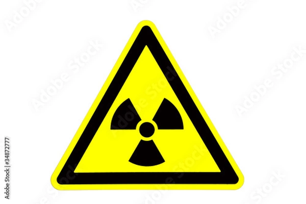 Obraz Gefahrenzeichen - Strahlung