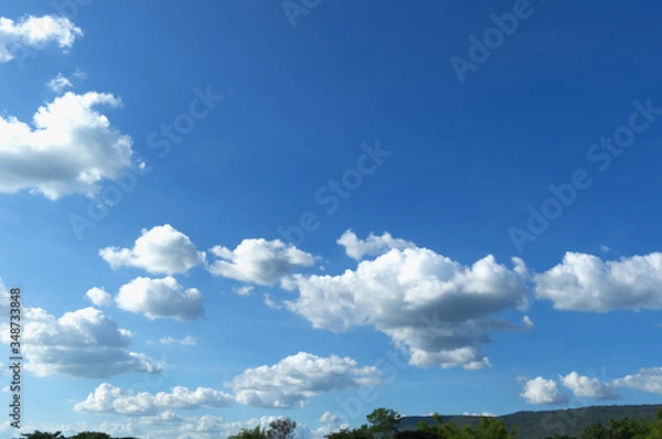 Obraz Blue sky and clouds