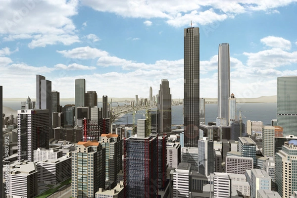 Obraz imaginary city 59