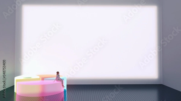 Fototapeta Office Worker Presentation Pie Chart