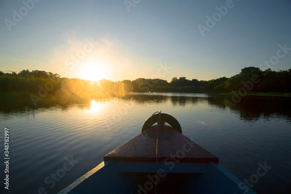 Obraz morning on the river