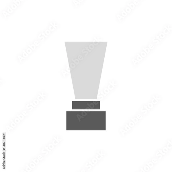 Fototapeta Trophy cup vector icon