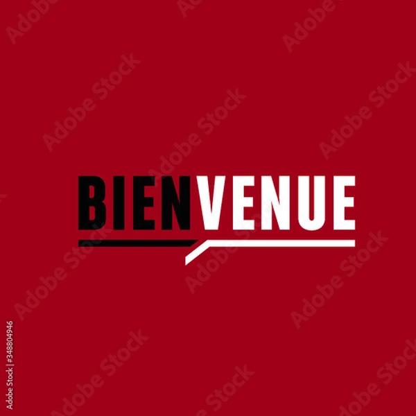 Fototapeta bienvenue