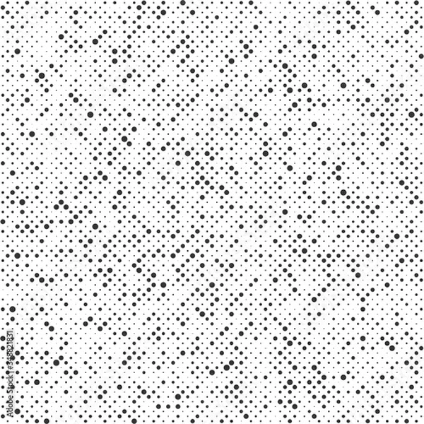 Fototapeta Abstract Dots Random Pattern Background. Vector illustration