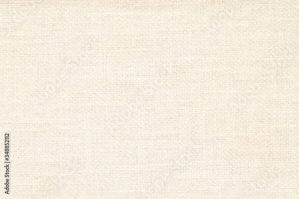 Fototapeta Natural linen material textile canvas texture background