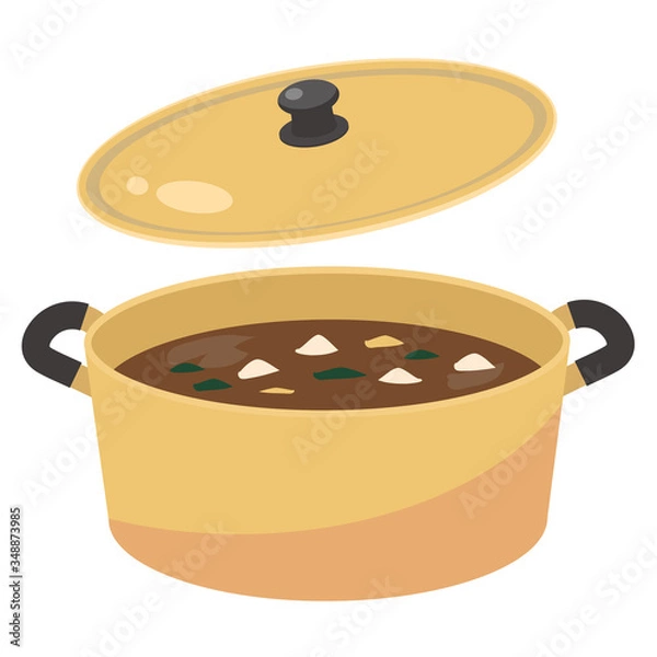 Fototapeta 鍋と味噌汁