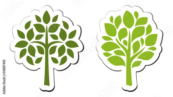 Obraz Vector tree emblem 2