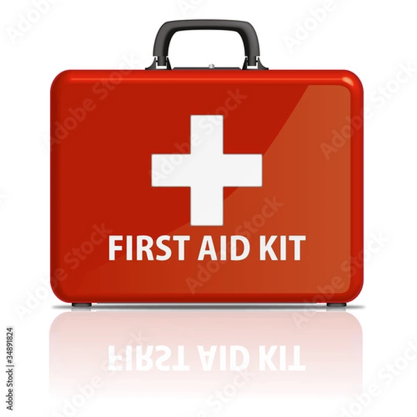 Fototapeta First aid kit