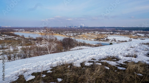 Obraz winter landscape with snow