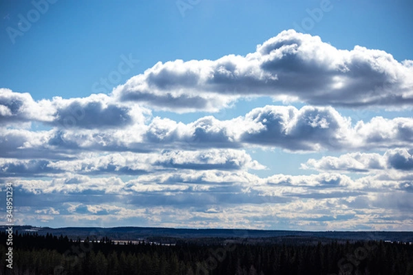 Obraz Cloud formation in central Finland 