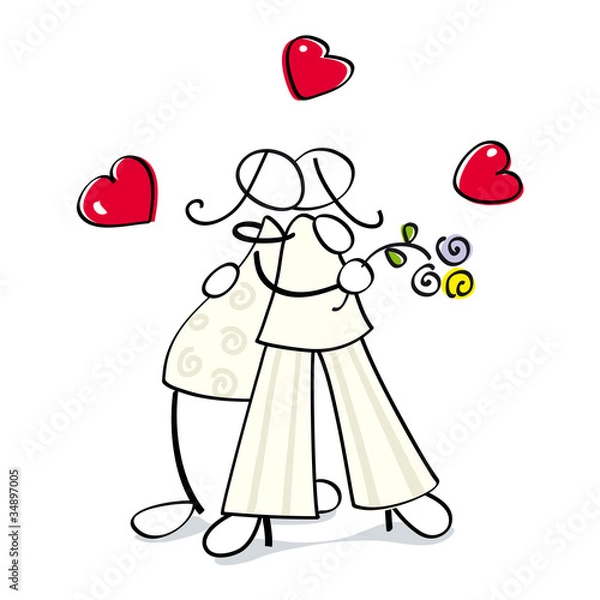 Obraz zabawna para lesbijek