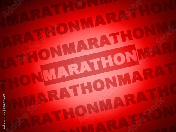 Fototapeta Marathon
